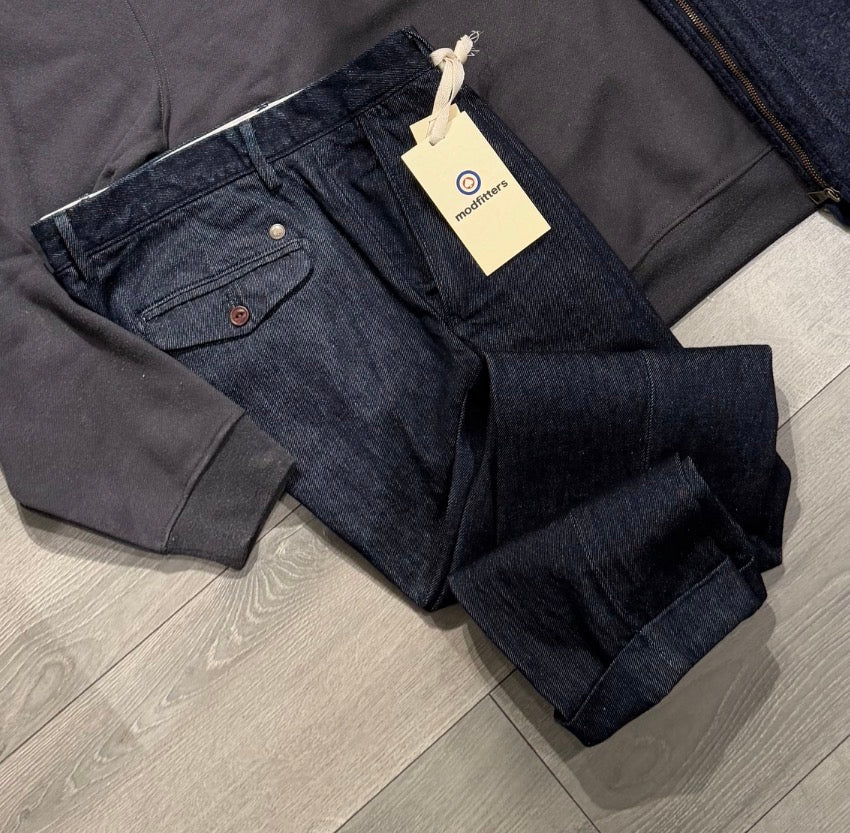 Pantalone Regent In Denim Rinsed