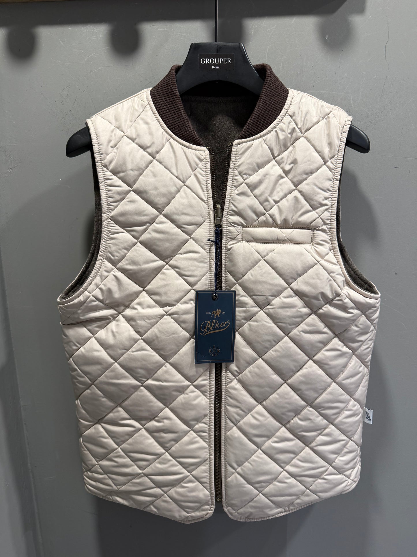 Gilet Reversibile In Lana