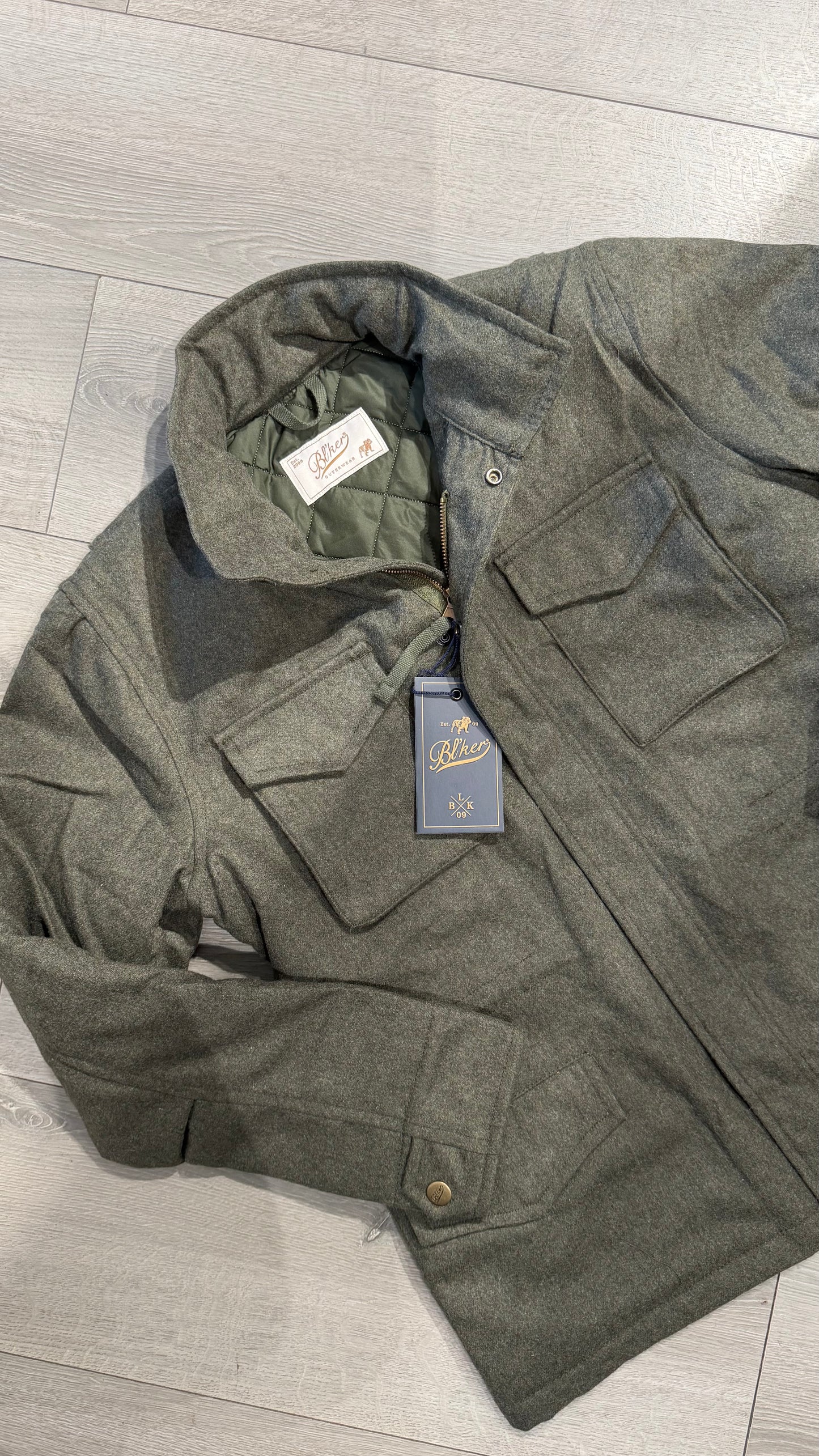 Field Jacket In Lana