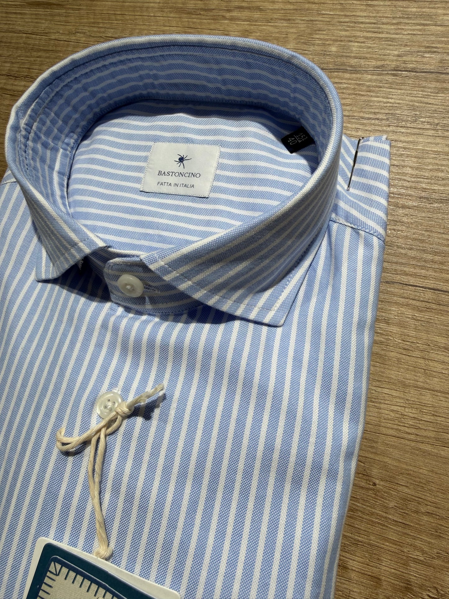 Camicia a Righe Celeste