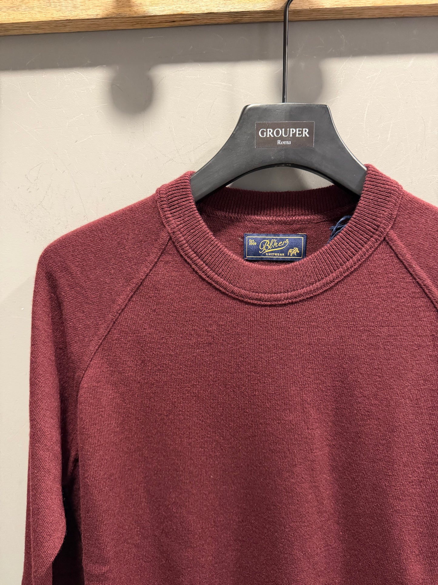 Maglione Taglio Felpa In Lana e Cashmere