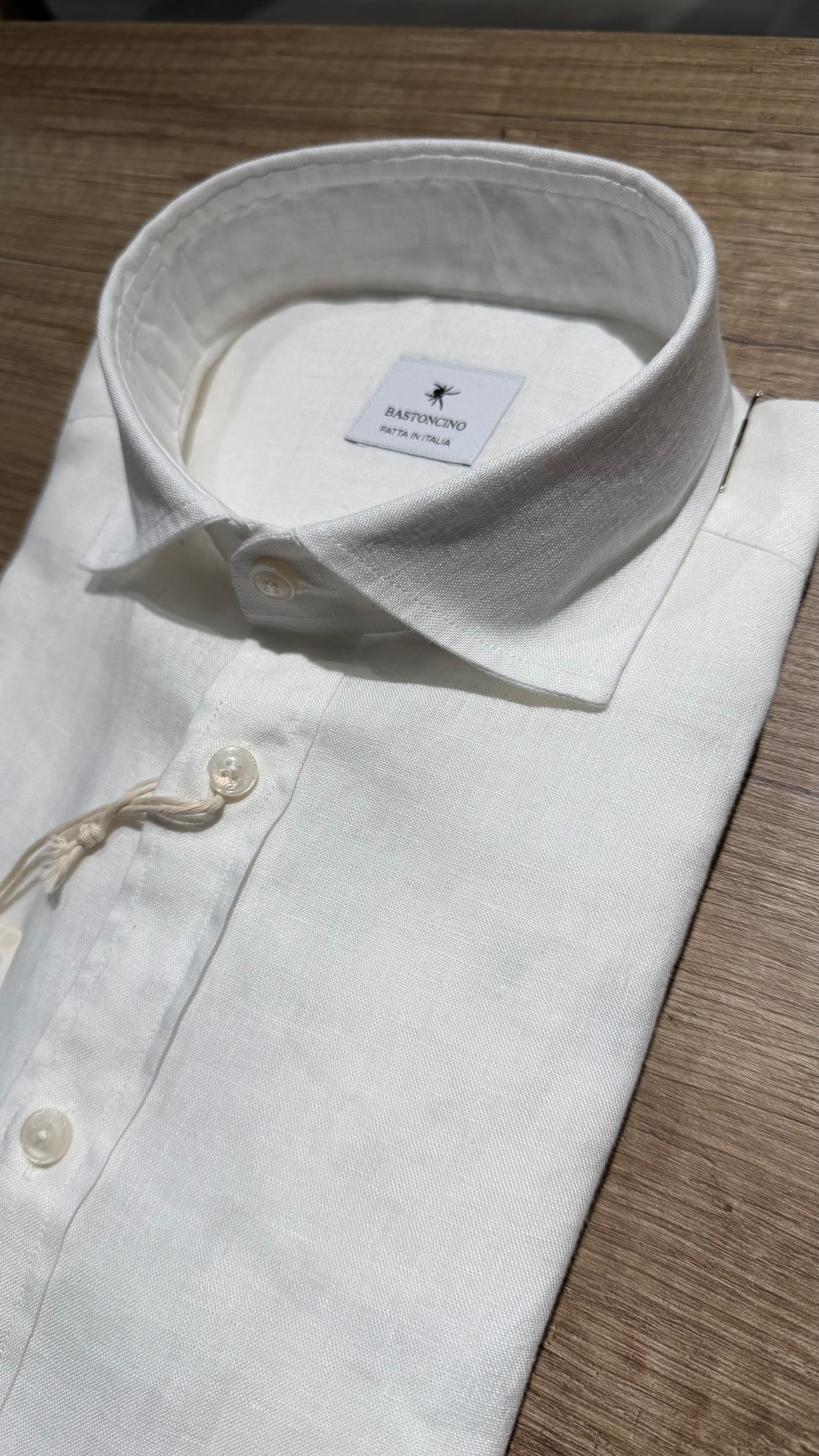 Camicia In Lino Bianca