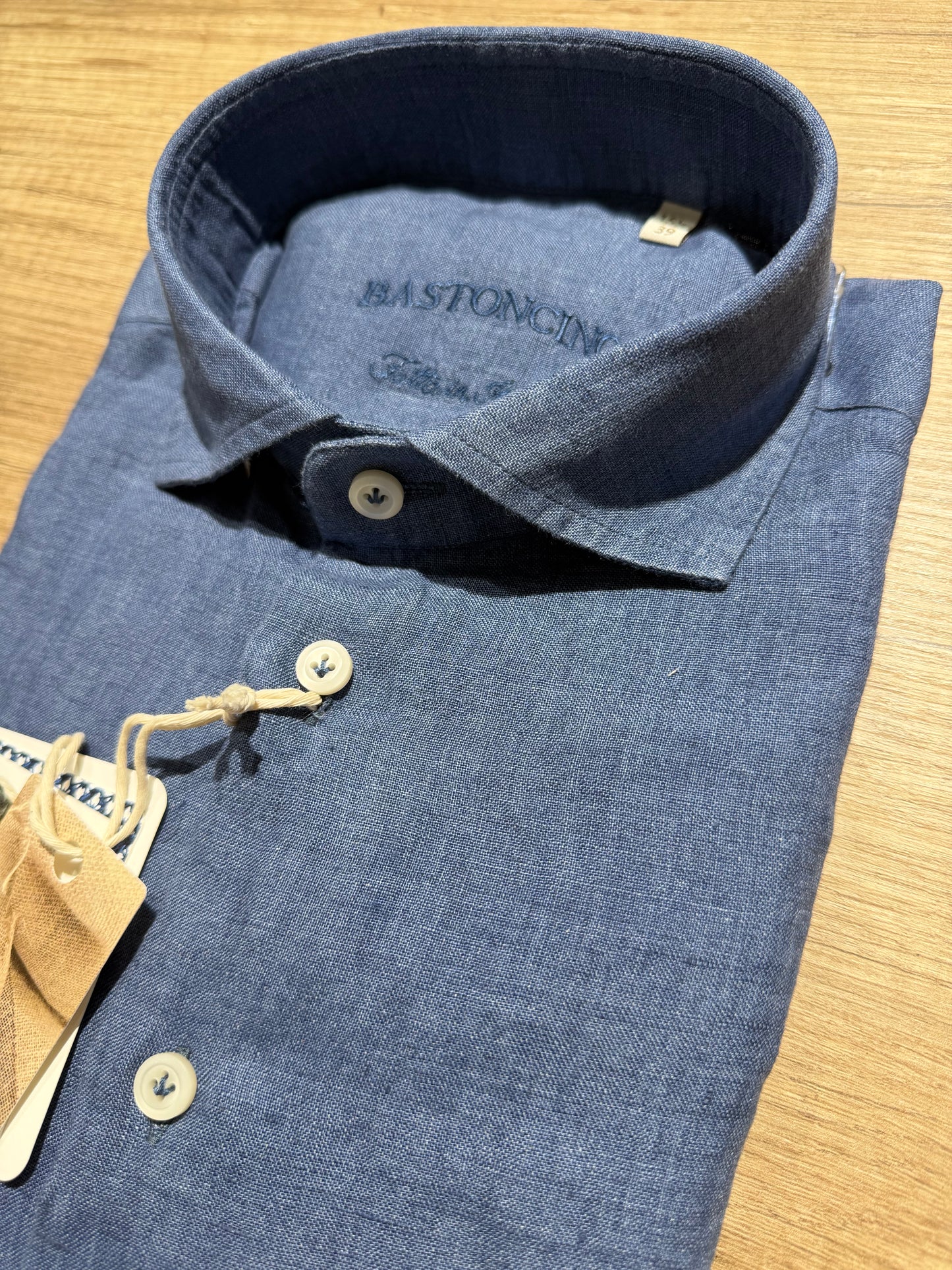 Camicia In Lino Bluette