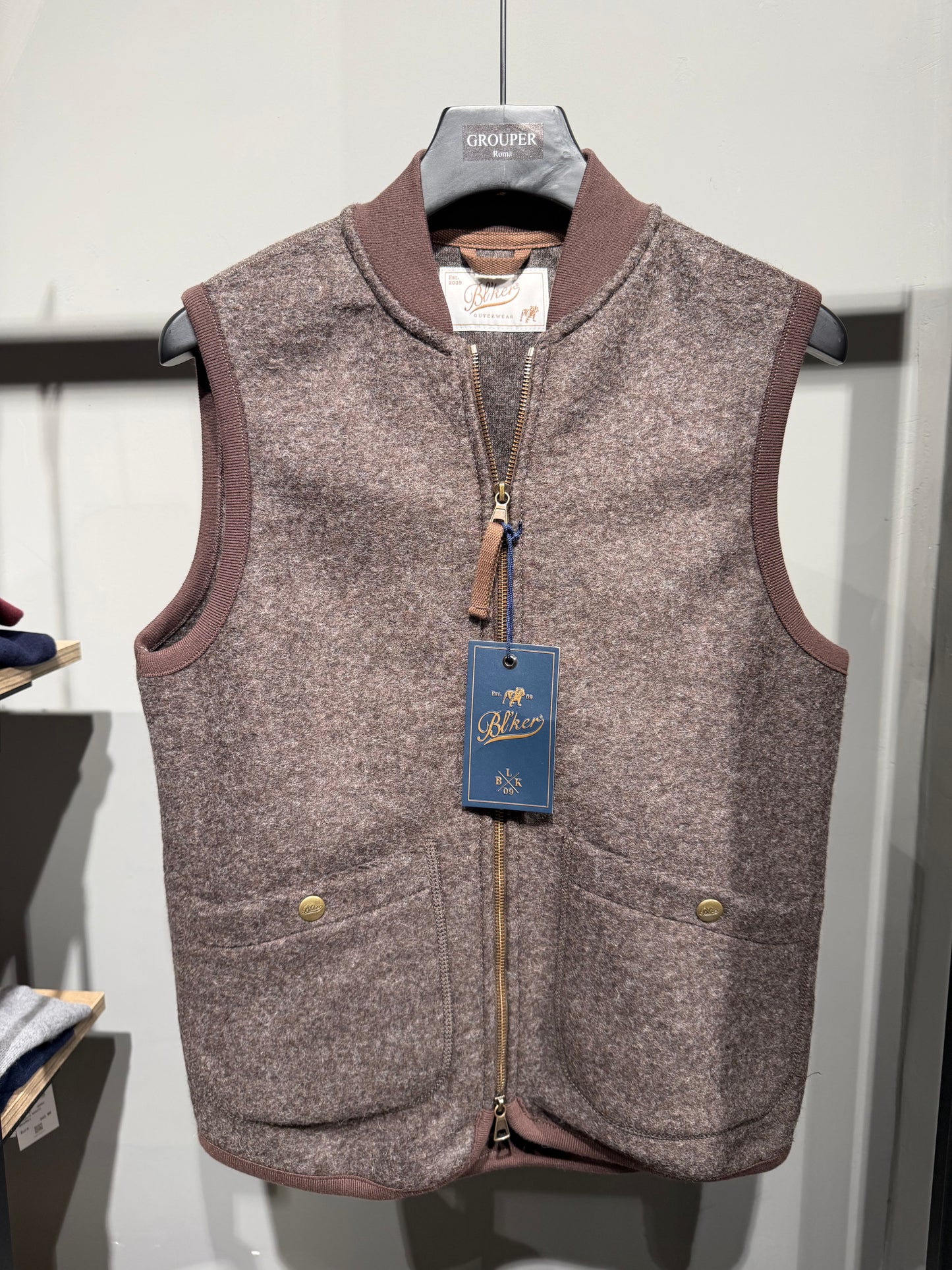 Gilet In Lana Cotta