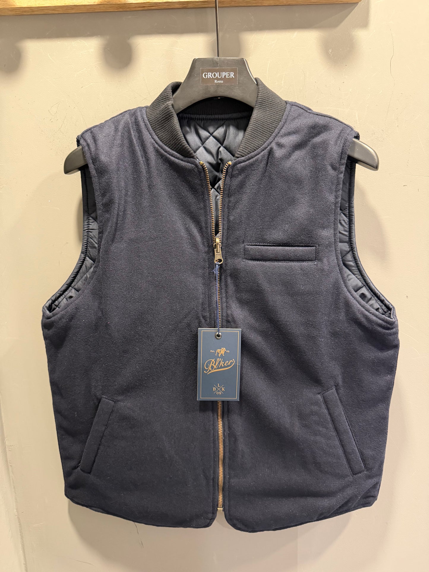 Gilet Reversibile In Lana