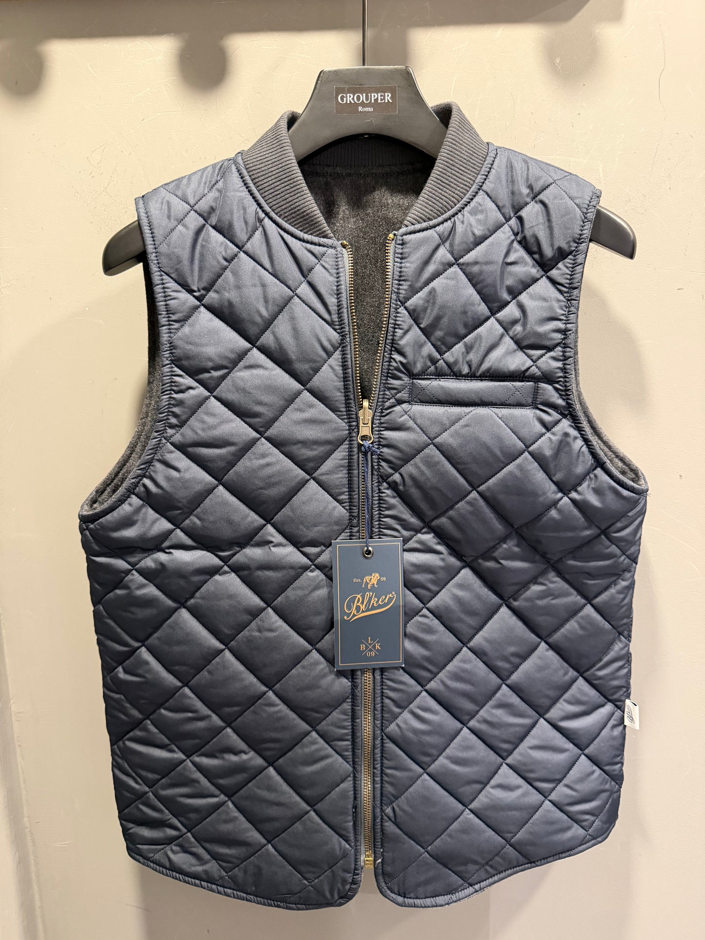 Gilet Reversibile In Lana