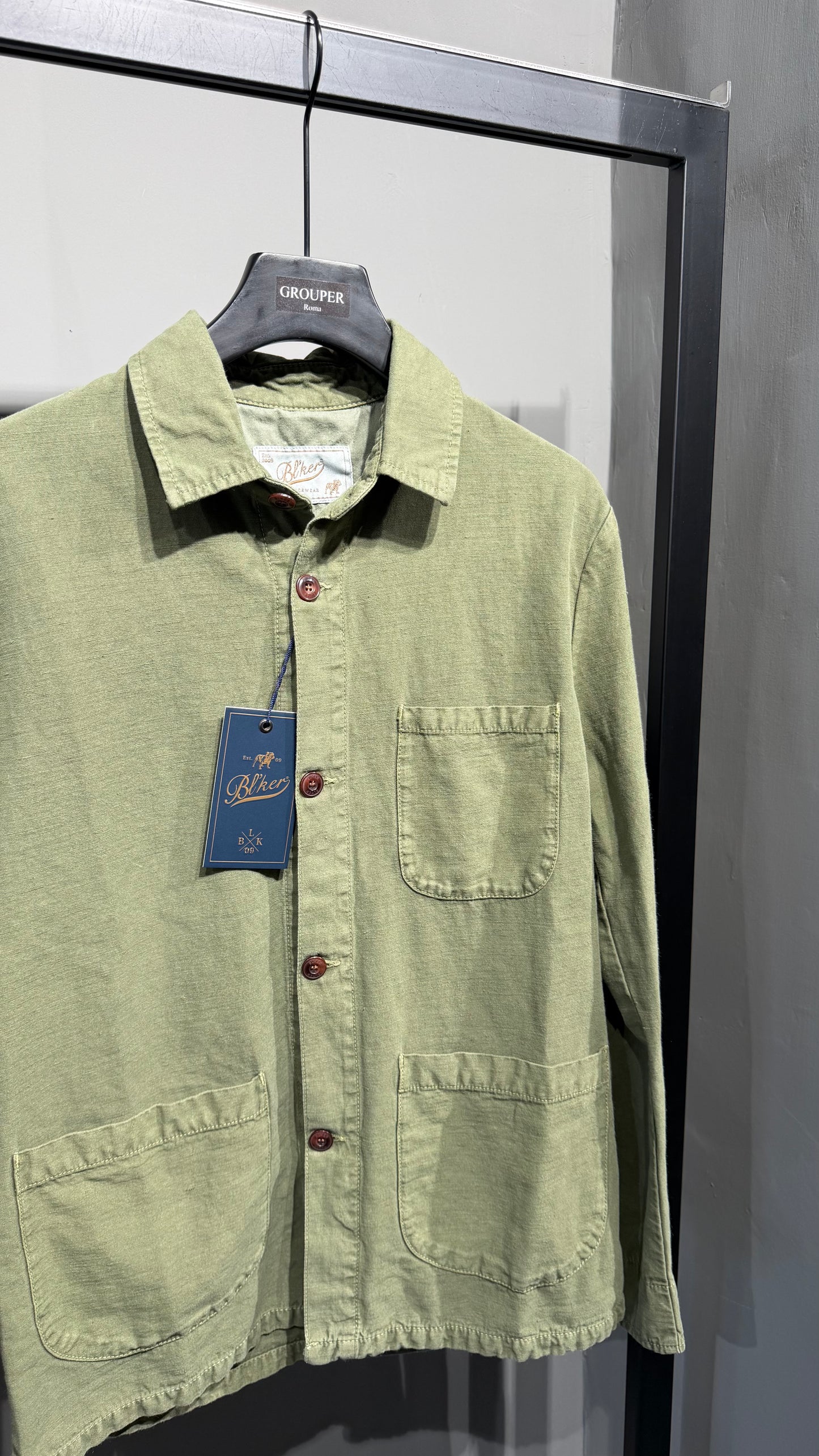 Workshirt Elk Cotone/Lino