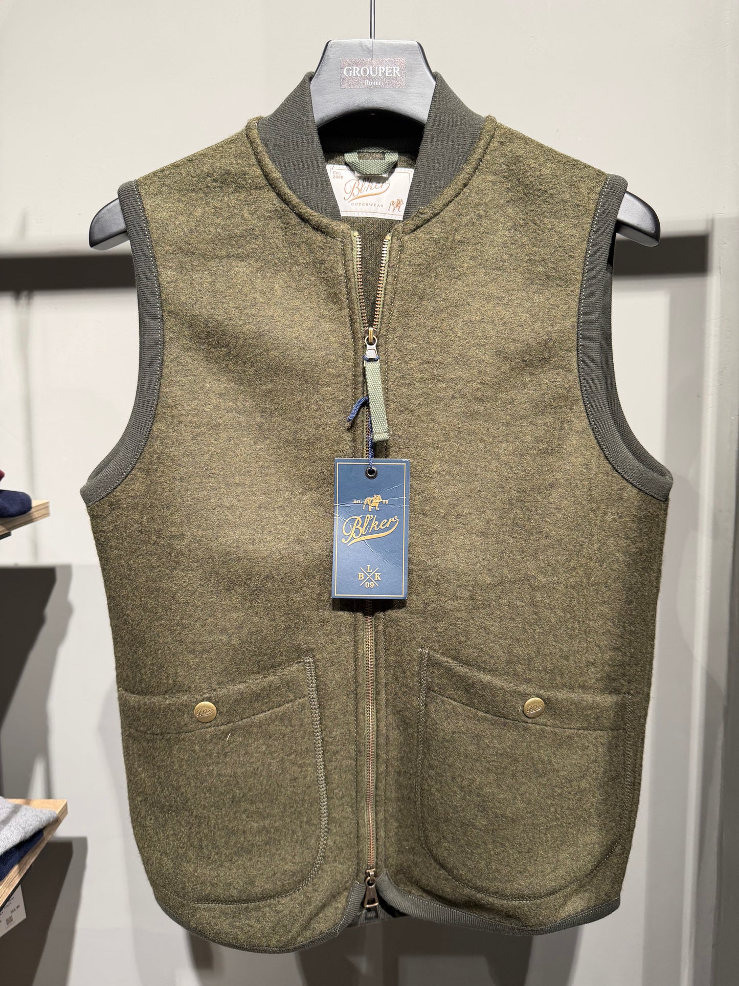 Gilet In Lana Cotta