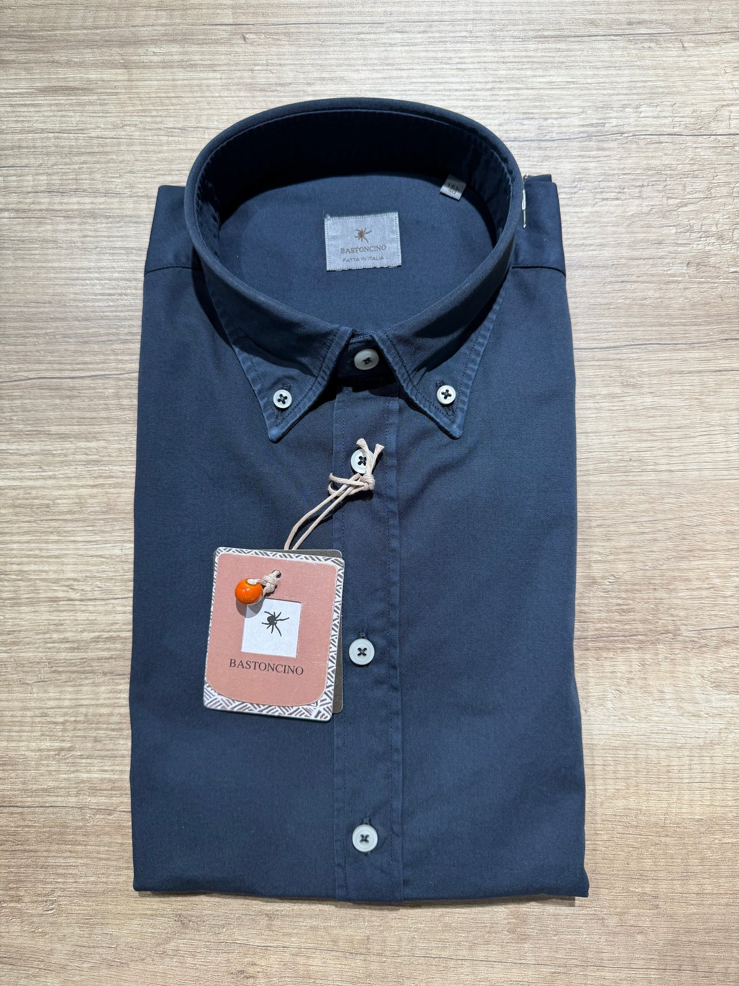 Camicia In Gabardina Button Down