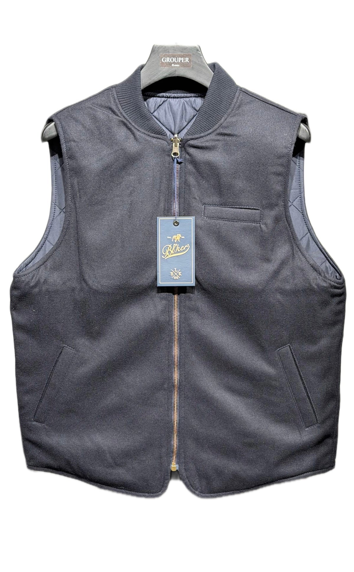 Gilet Reversibile In Lana