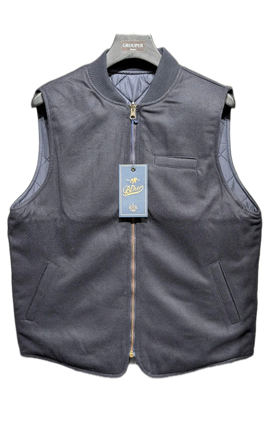 Gilet Reversibile In Lana