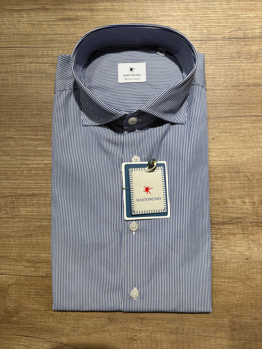 Camicia a Righe blu