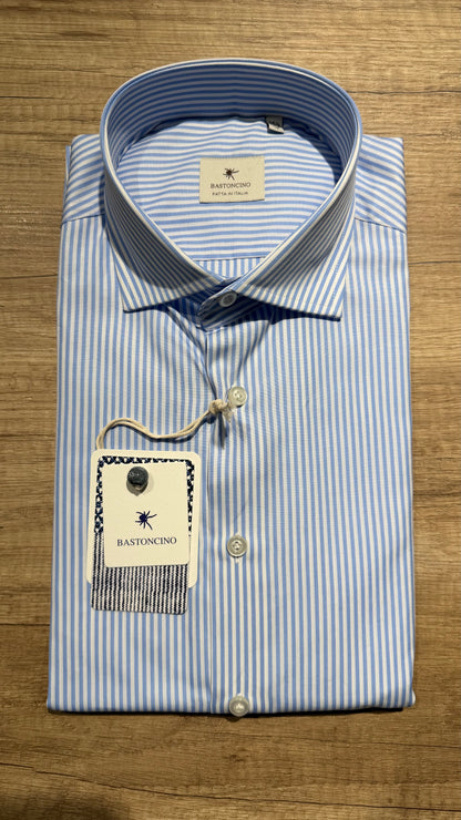 Camicia a Righe Celesti