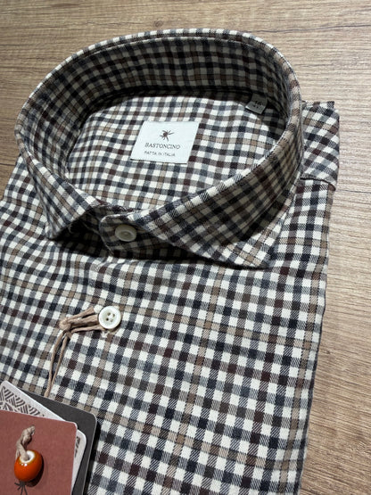 Camicia a Quadri In Flanella
