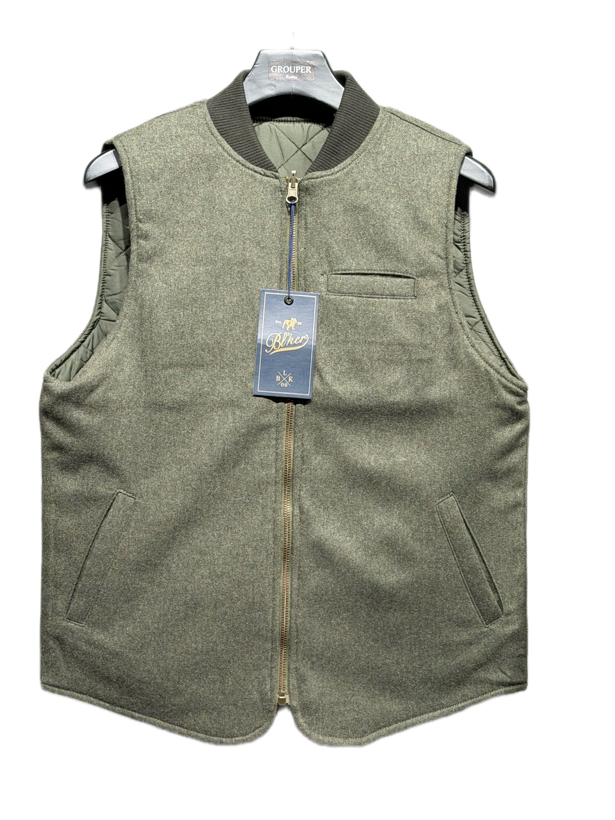 Gilet Reversibile In Lana
