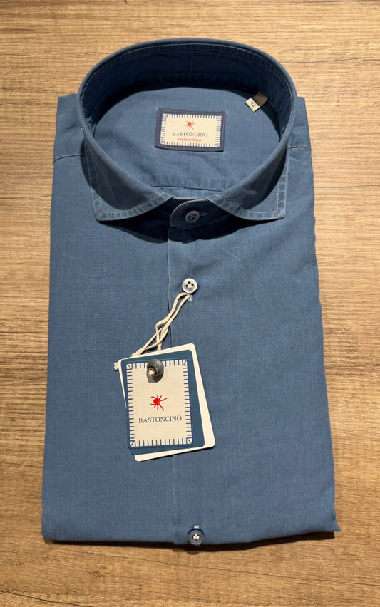 Camicia In Denim Mussola