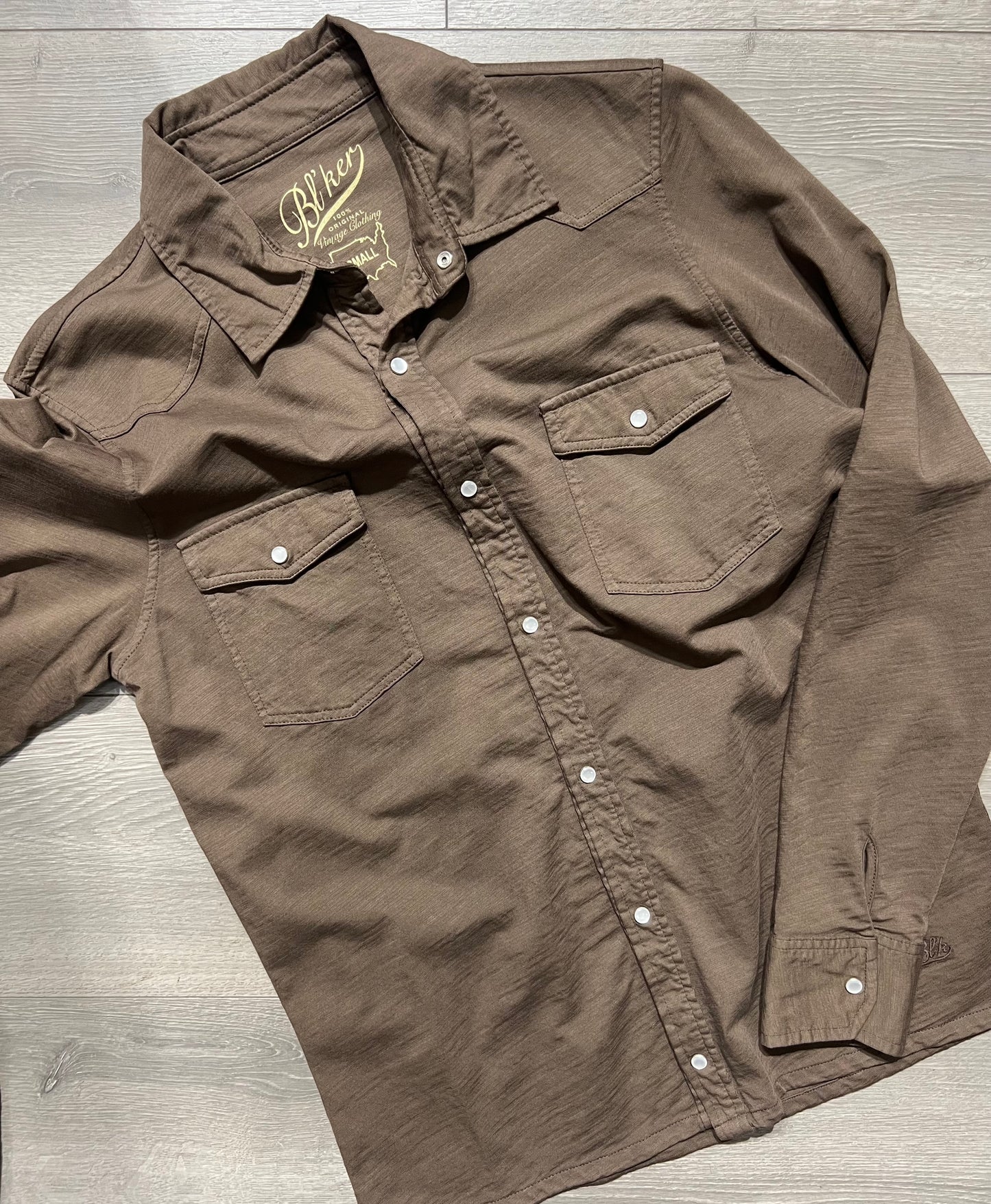 Camicia Texana In Cotone Fiammato