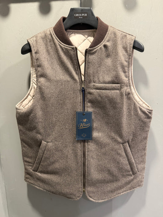 Gilet Reversibile In Lana
