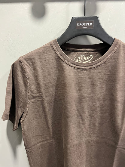 T-Shirt In Cotone Fiammato