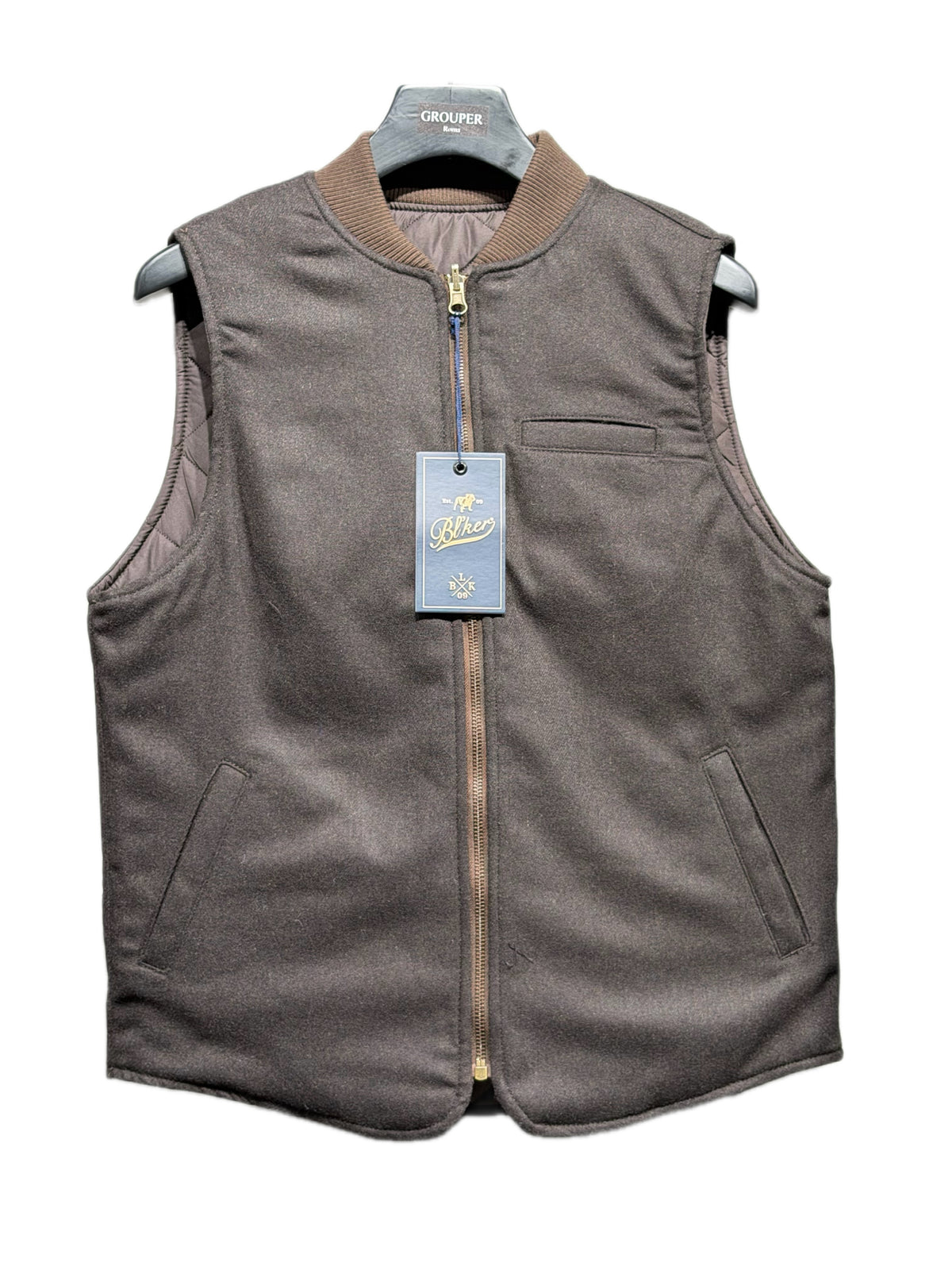 Gilet Reversibile In Lana