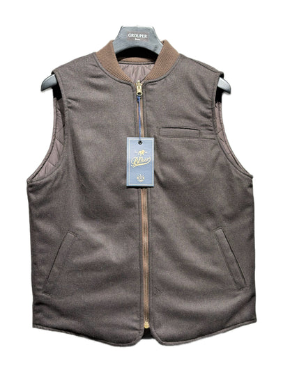 Gilet Reversibile In Lana
