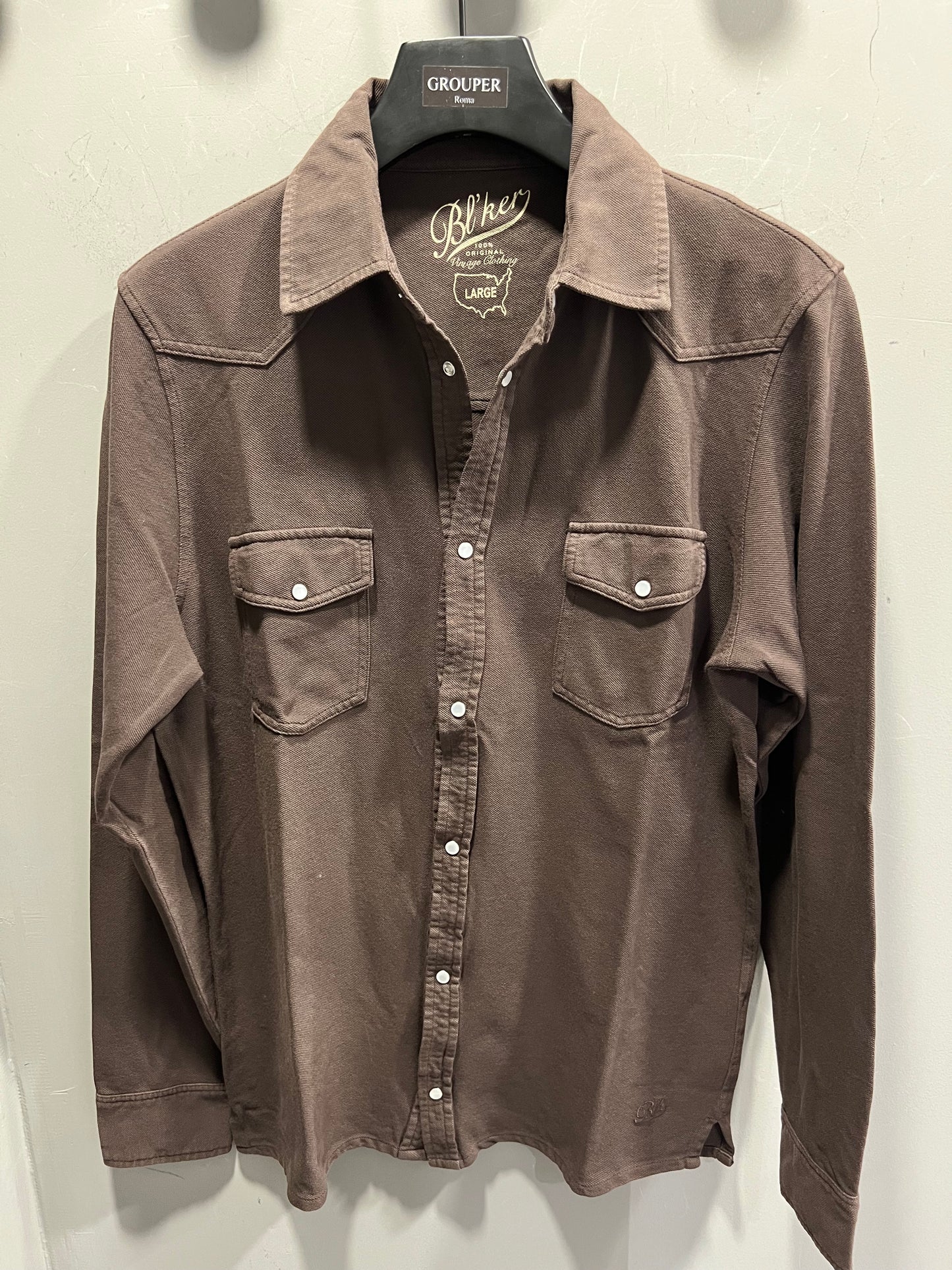 Camicia Texana In Piquet
