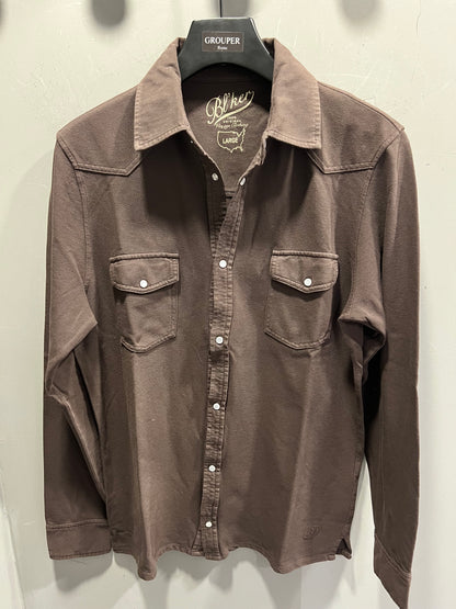 Camicia Texana In Piquet