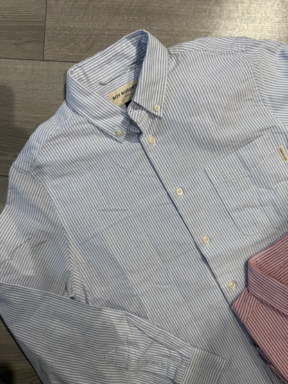Camicia a Righe Oxford Button Down
