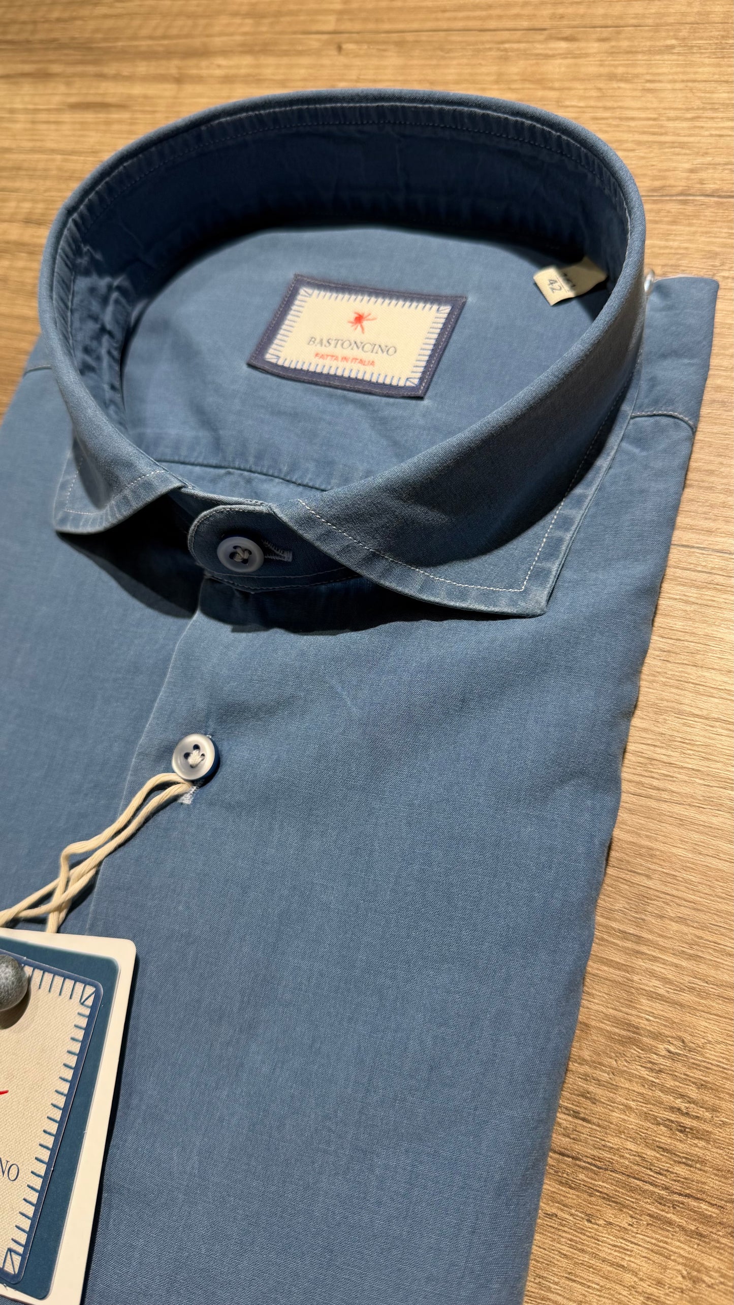 Camicia In Denim Mussola