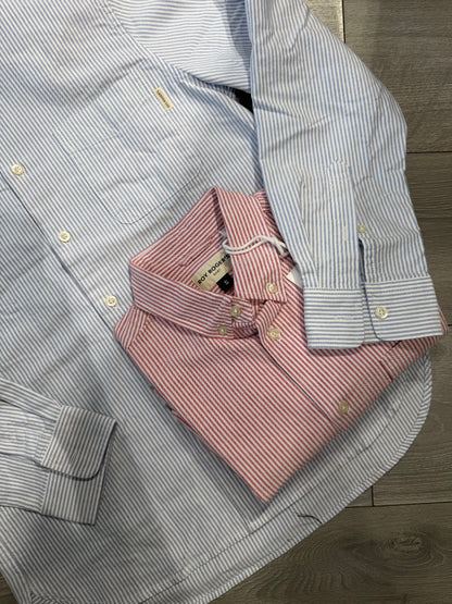 Camicia a Righe Oxford Button Down