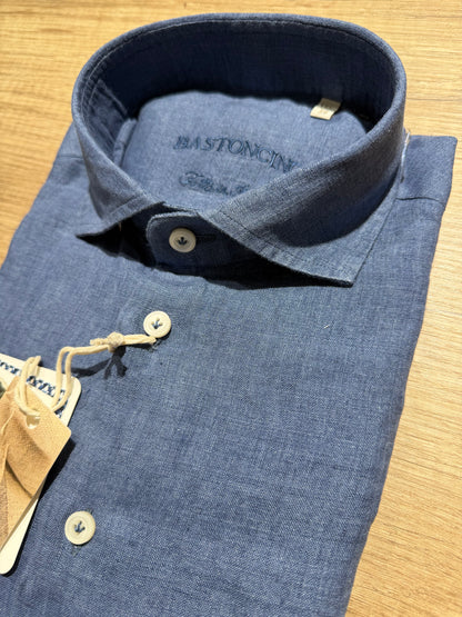 Camicia In Lino Bluette