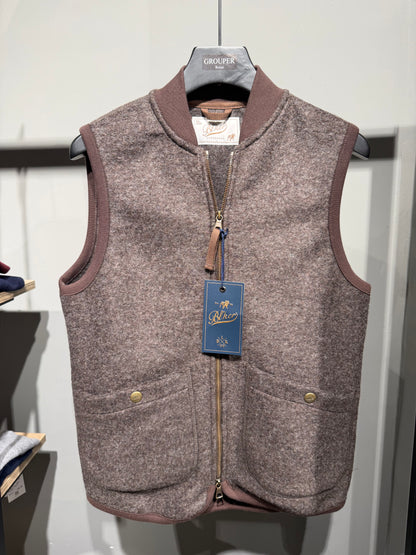 Gilet In Lana Cotta