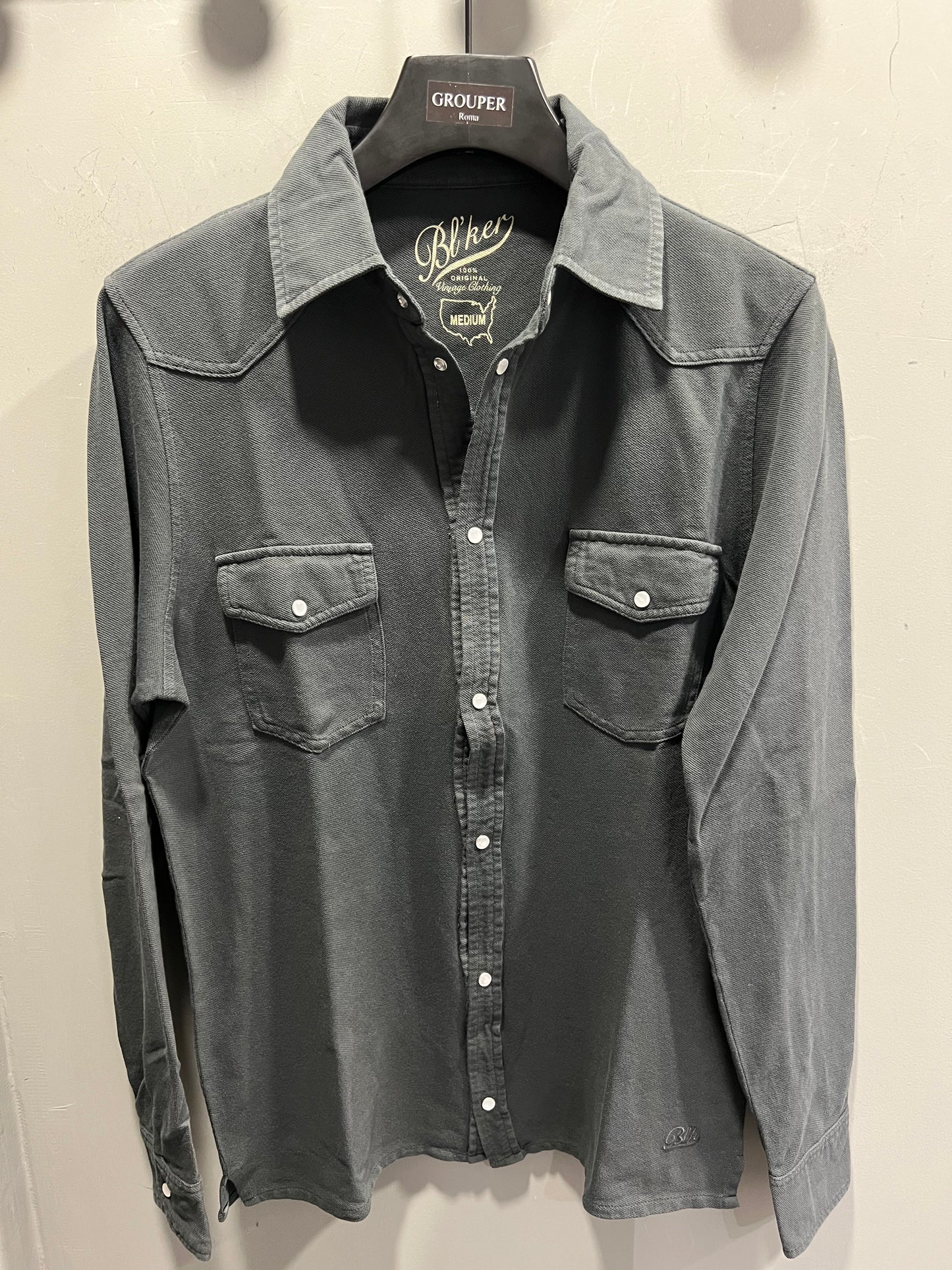 Camicia Texana In Piquet