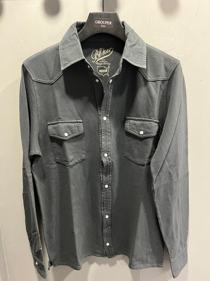 Camicia Texana In Piquet