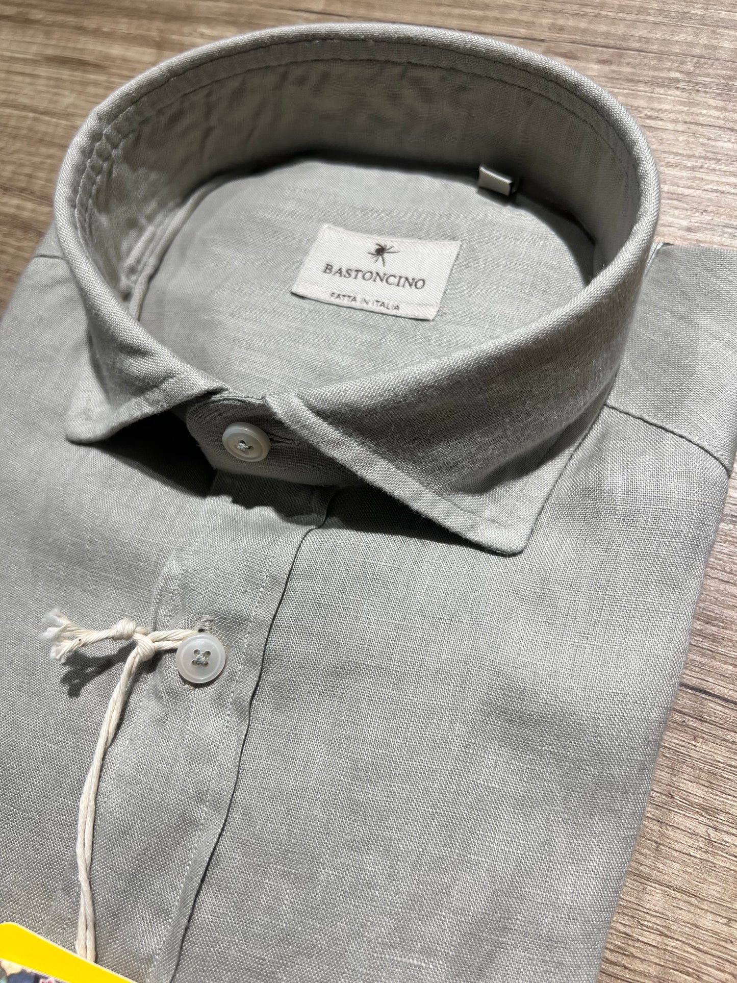 Camicia In Lino Beige