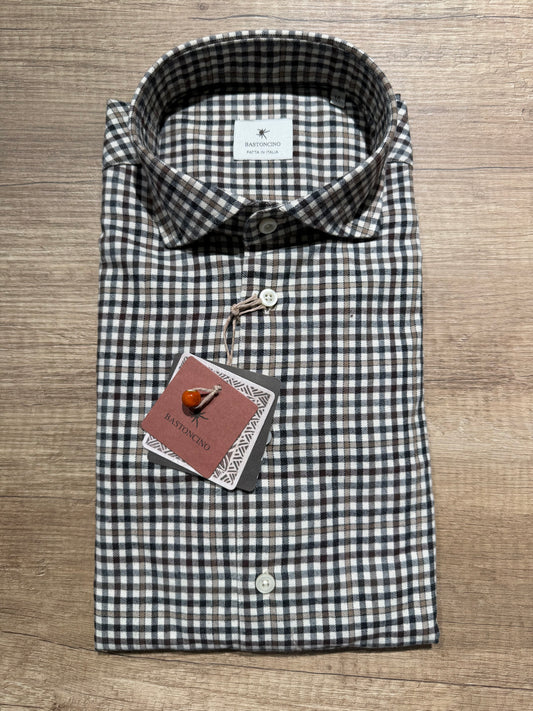 Camicia a Quadri In Flanella
