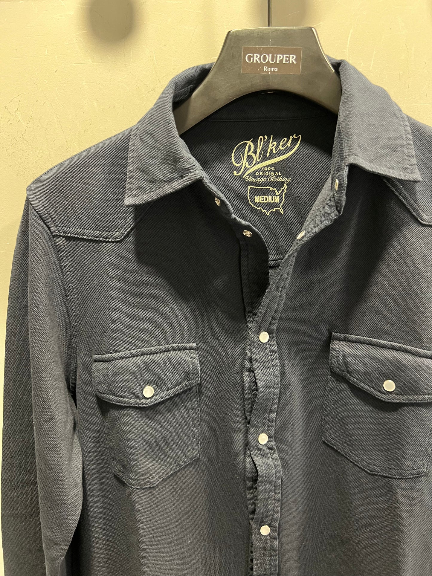 Camicia Texana In Piquet