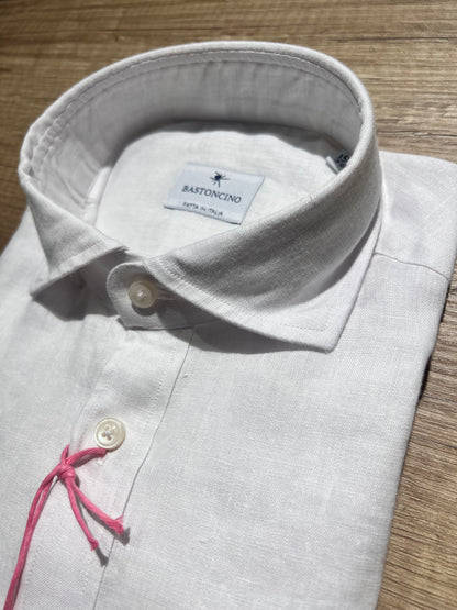 Camicia In Lino Bianca