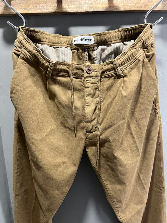 Pantalone Bristol In Cotone e Lino