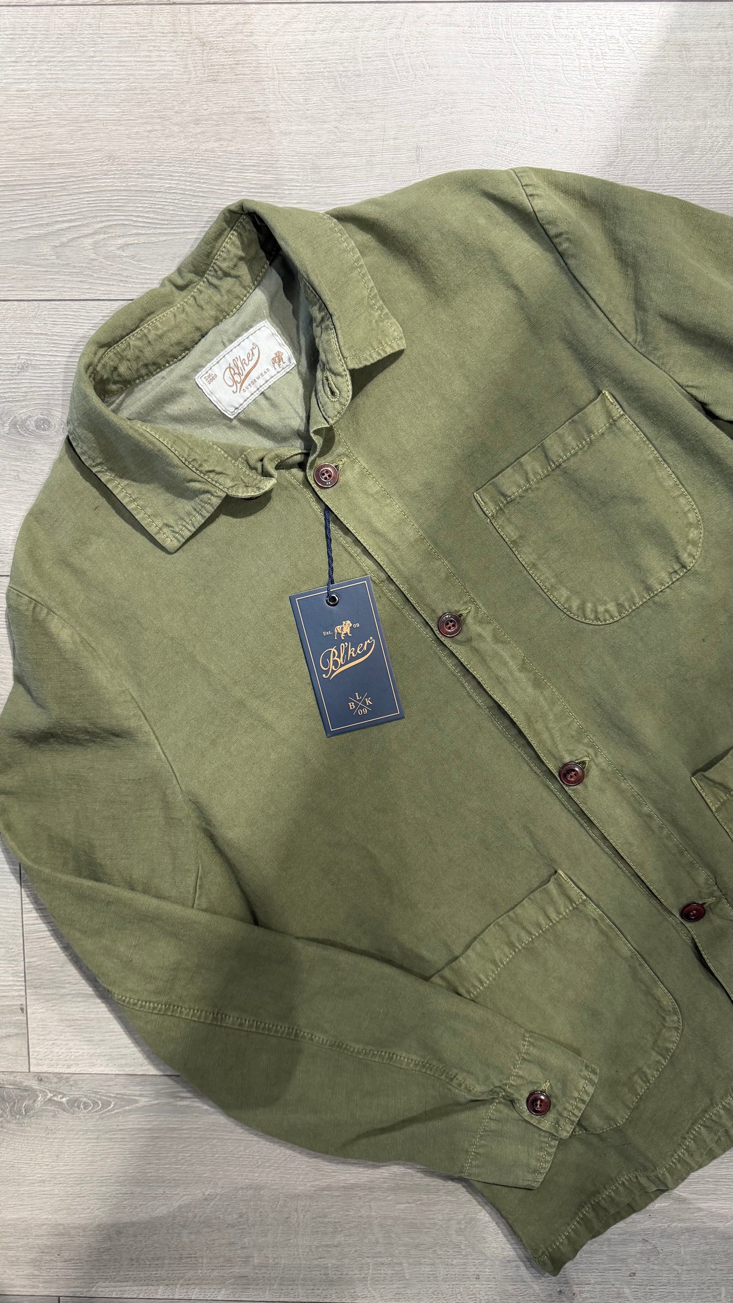 Workshirt Elk Cotone/Lino