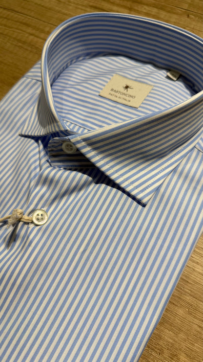 Camicia a Righe Celesti