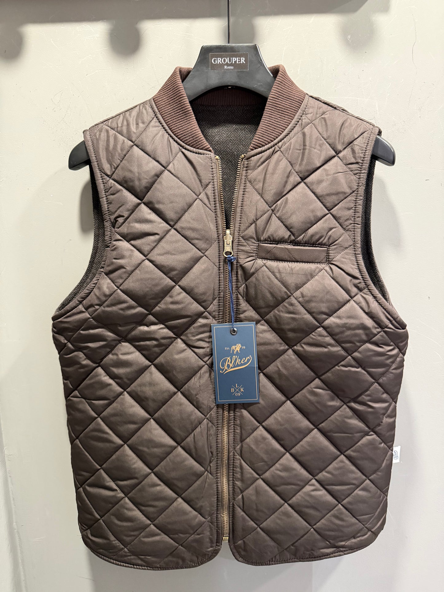 Gilet Reversibile In Resca