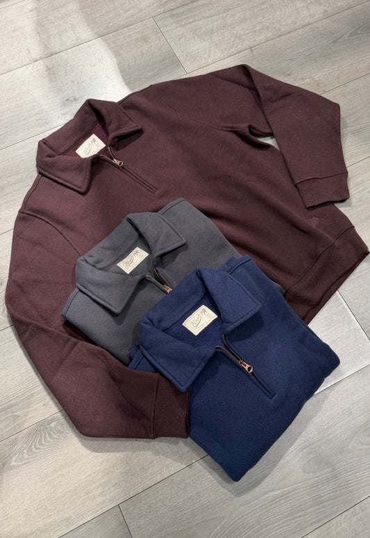 Felpa Mezza Zip Maryland