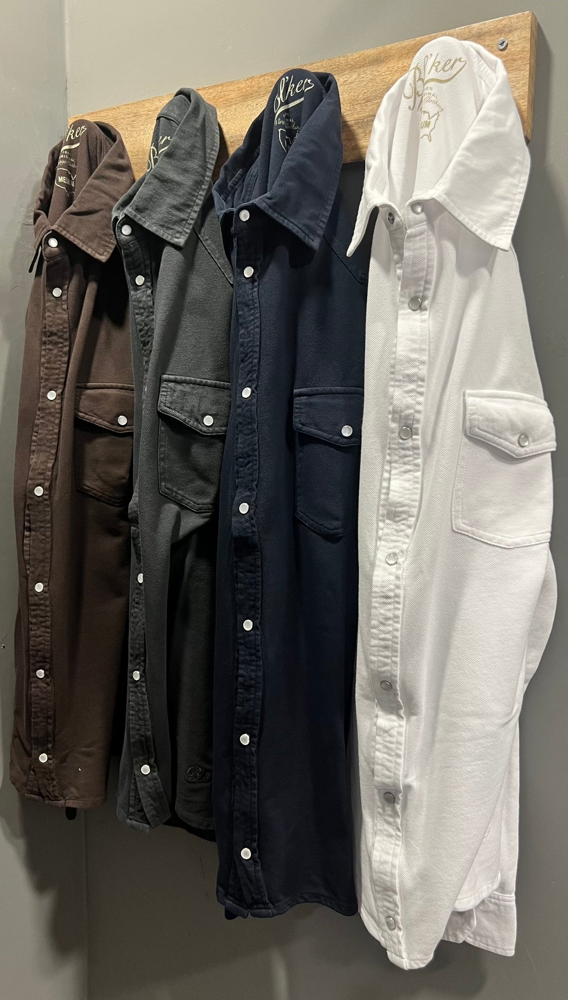 Camicia Texana In Piquet