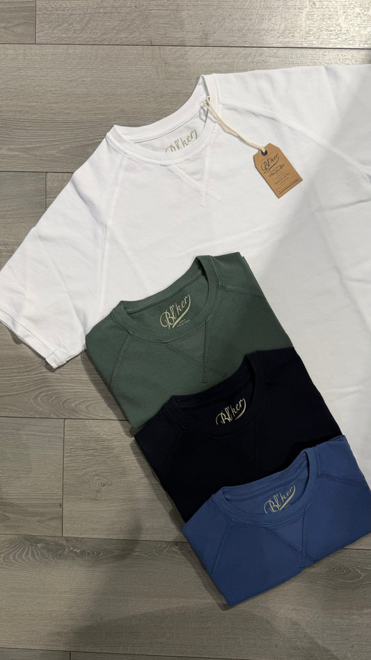 T-shirt Taglio Felpa In Piquet