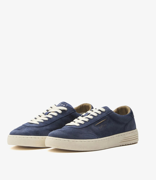 Lido Low Suede Pelle Blu