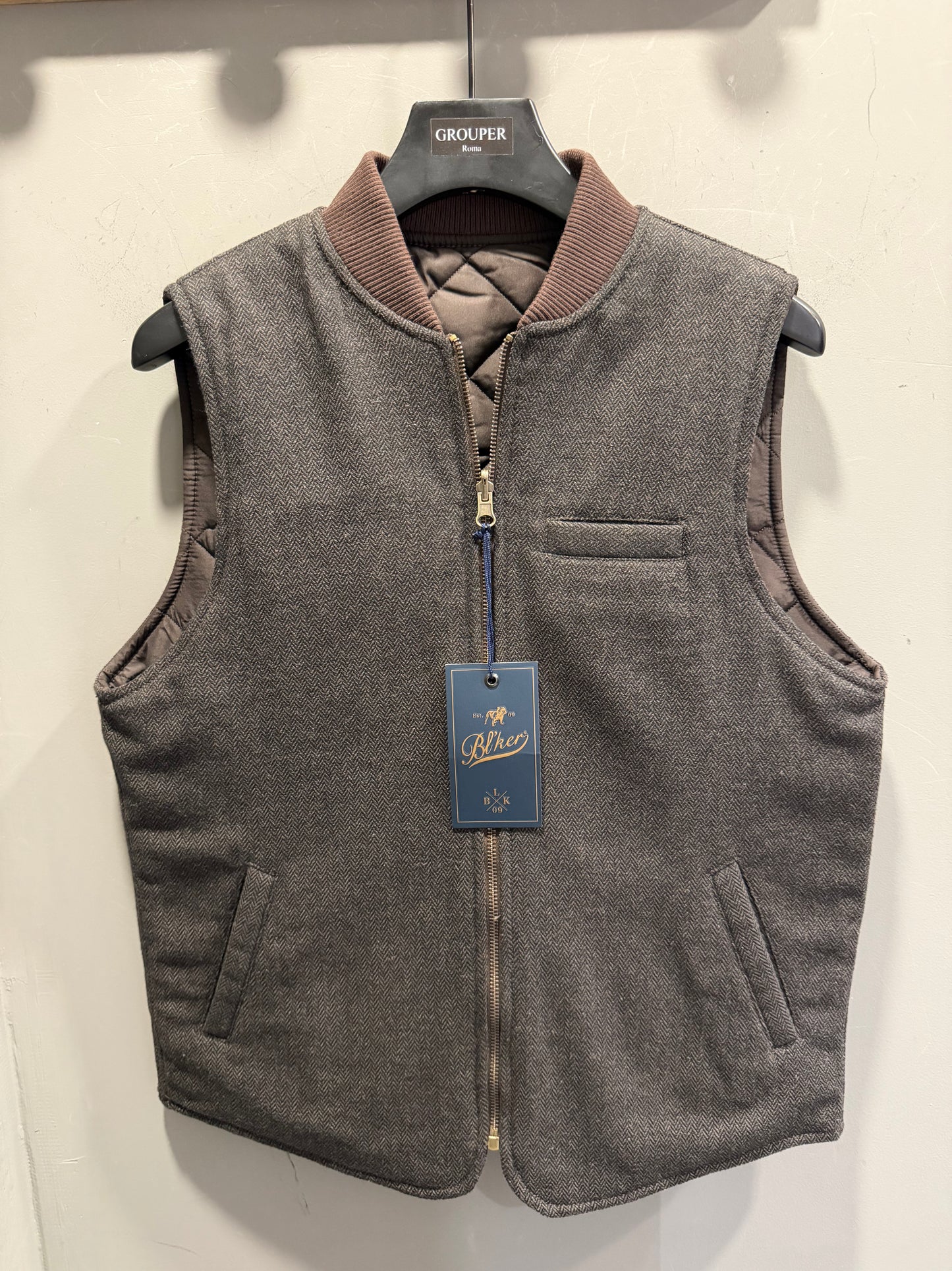 Gilet Reversibile In Resca