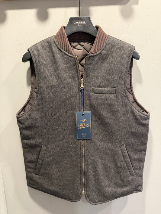 Gilet Reversibile In Resca