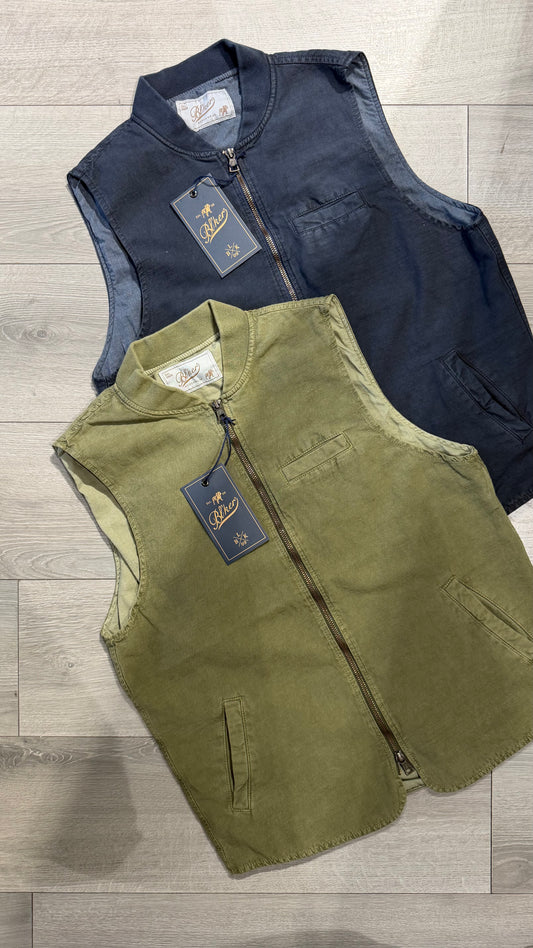 Gilet Cotone/Lino