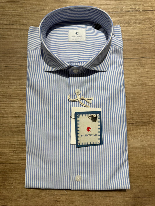 Camicia a Righe Blu
